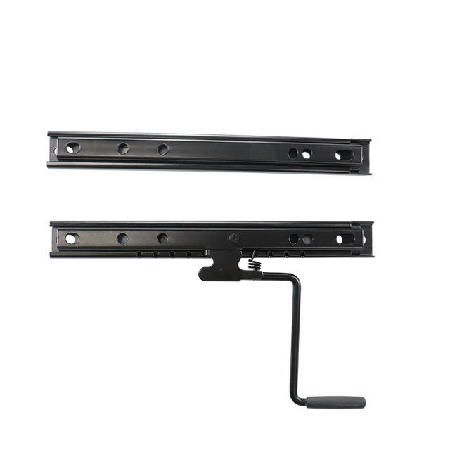 Black Seat Slide Assembly for Forklift Seats