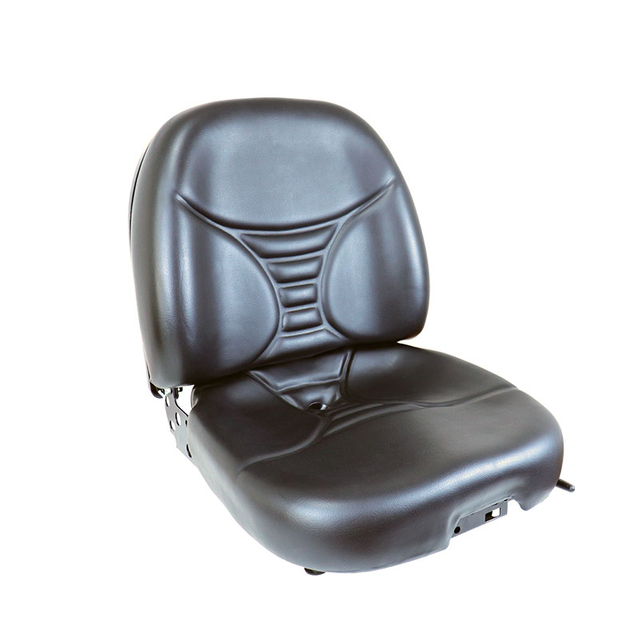High Quality Black PVC Forklift Seat with Slide