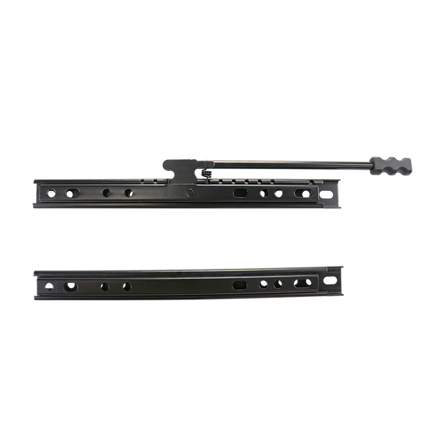 Black Universal Seat Slide Tracks