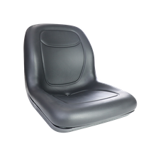 Black PVC Seat with Multiple Mounting Holes