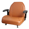 Brown Zero Turn Lawn Mower Seat with Armrests Bobcat Dixie Snapper Toro Exmark Bad Boy