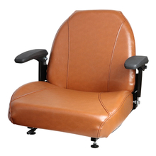 Brown Zero Turn Lawn Mower Seat with Armrests Bobcat Dixie Snapper Toro Exmark Bad Boy
